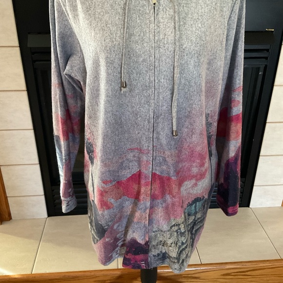 Creation Full Front Zip Hoodie, Women’s Sz L - Picture 3 of 10